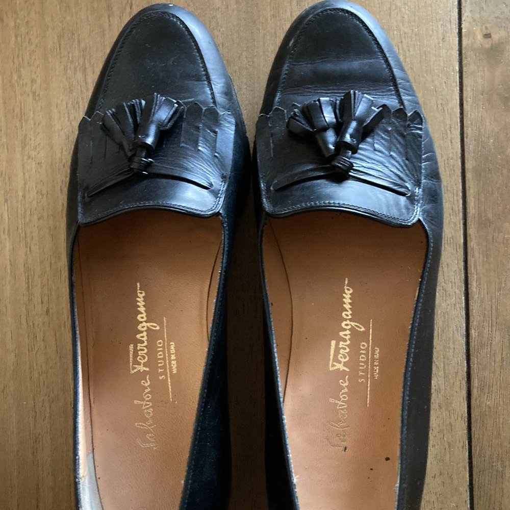 Salvatore Ferragamo Italian Leather Loafers